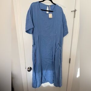 Free People Light Blue Casual Dress